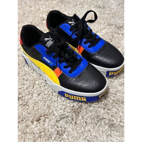 LIKE NEW CONDITION Puma GV Special DTLR JR 371304 01 Black-high Red-so Yellow S - Picture 2 of 8